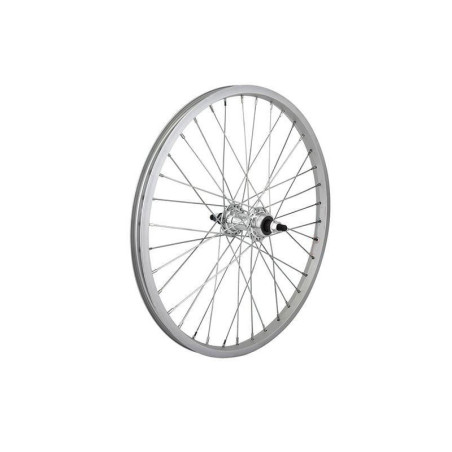 Roue arrière vélo 20 pouces (axe à écrous)