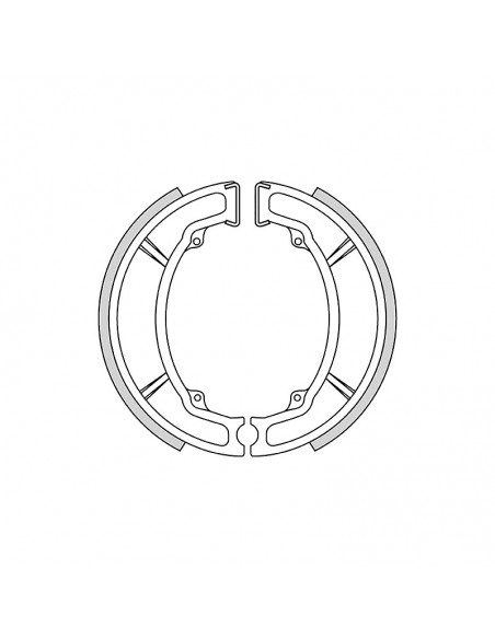 Mâchoires de frein Newfren Ovetto 100 - Majesty 125