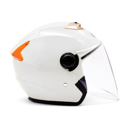 Casque Moto monocouleur avec écran rétractable