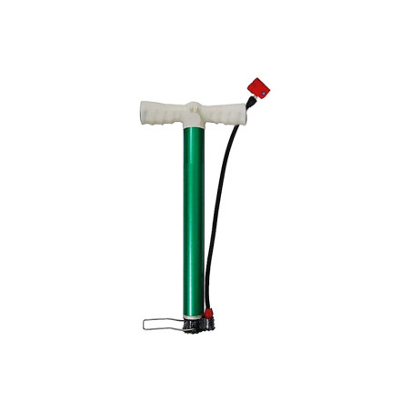 Pompe vélo à main compacte avec embout double tête