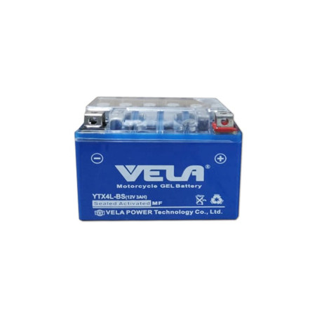 Batterie Vela YTX4L-BS 12V 3Ah Gel