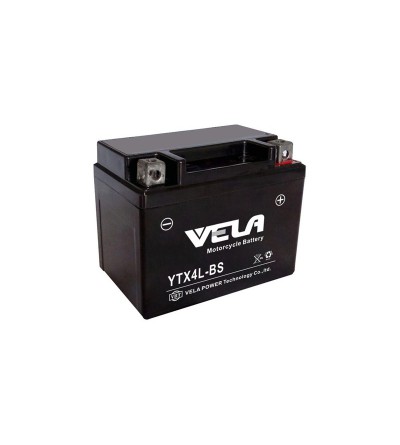 Batterie Vela YTX4L-BS 12V 3Ah Acide