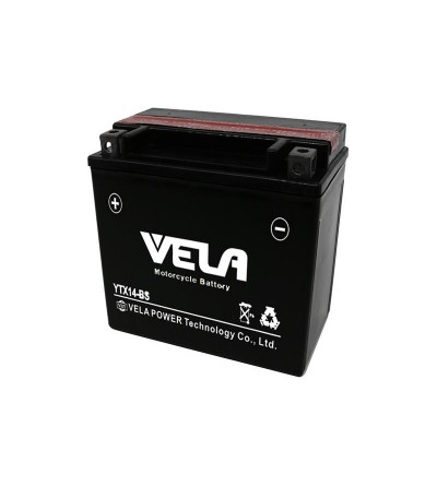 Batterie Vela YTX14-BS 12V 14Ah Acide