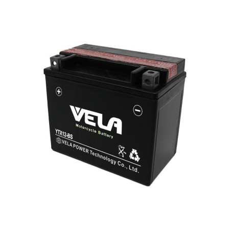 Batterie Vela YTX12-BS 12V 12Ah Acide