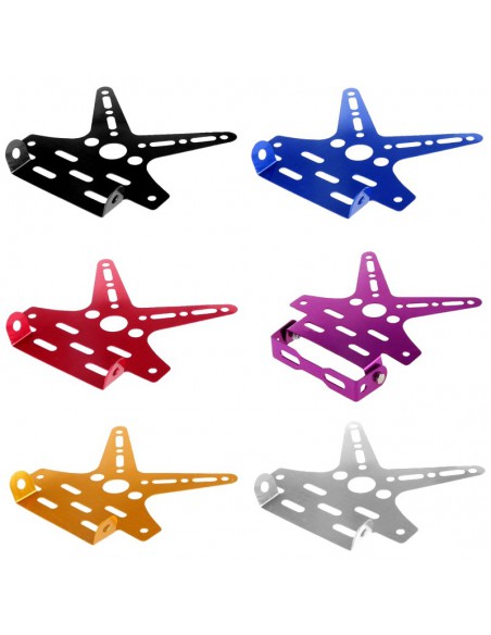 Support de plaque d'immatriculation universel moto
