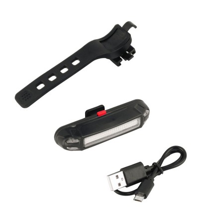 Feu vélo LED rechargeable USB 5 modes
