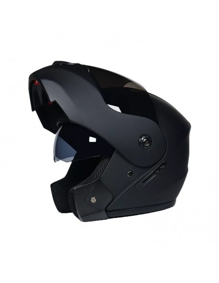 Casque Intégral double visière noir