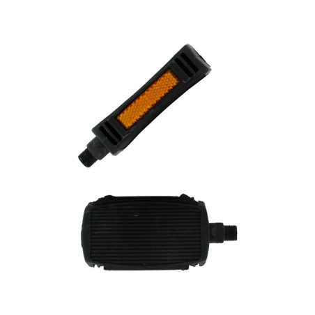 Pédale noir avec réflecteurs Eastman Peugeot 103