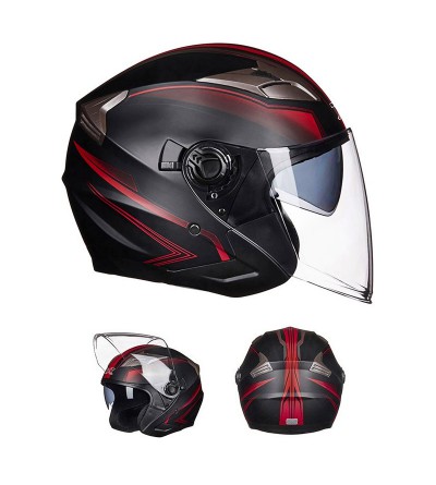 Casque modulable double visière