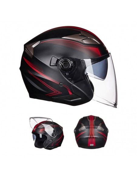 Casque modulable double visière