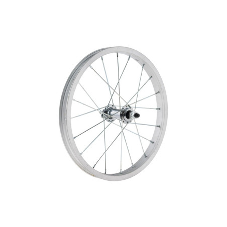 Roue avant vélo 16 pouces (axe à écrous)