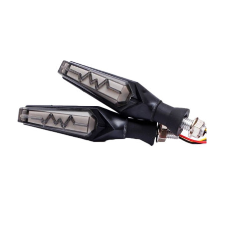 Clignotants à LED dynamiques zigzag universel