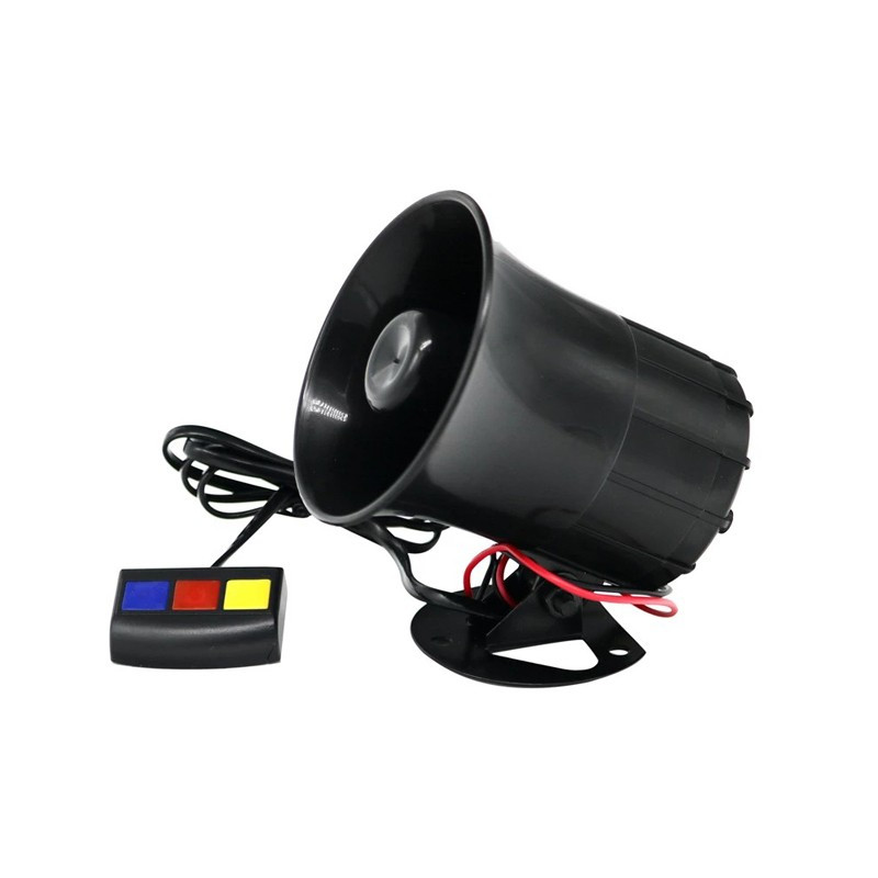 Klaxon Sirène 12V 110dB Qiilu - Avertisseur Sonore Pour Voiture, Camion, Moto, Bateau