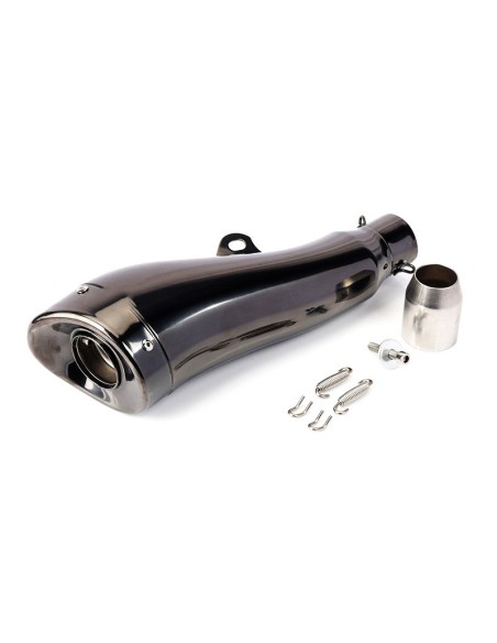 Silencieux échappement LeoVince noir Maxiscooter