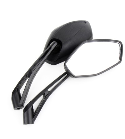 Rétroviseurs noirs universels Scooter et Maxi-scooter Rétroviseurs noirs universels Scooter et Maxi-scooter