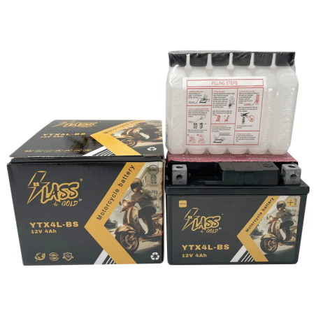 Batterie LASS YTX4L-BS 12V 4Ah Acide