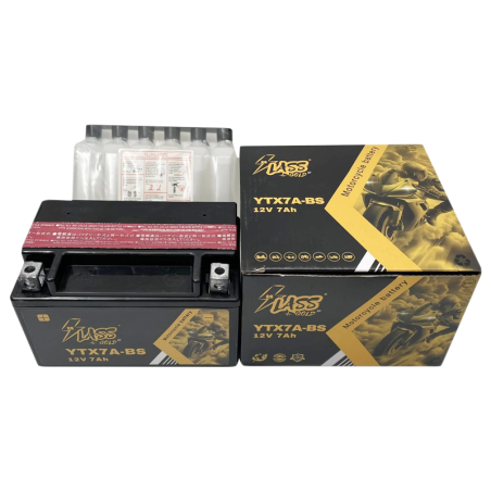 Batterie LASS YTX7A-BS 12V 7Ah Acide