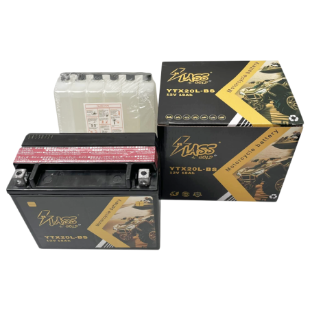 Batterie LASS YTX20L-BS 12V 18Ah Acide