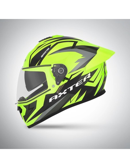 Casque Aerostar Axter D3 Flu Yellow