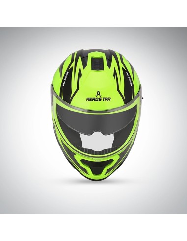Casque Aerostar Axter D3 Flu Yellow
