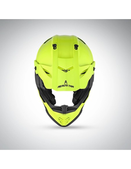 Casque Aerostar Dazzle Flu Jaune