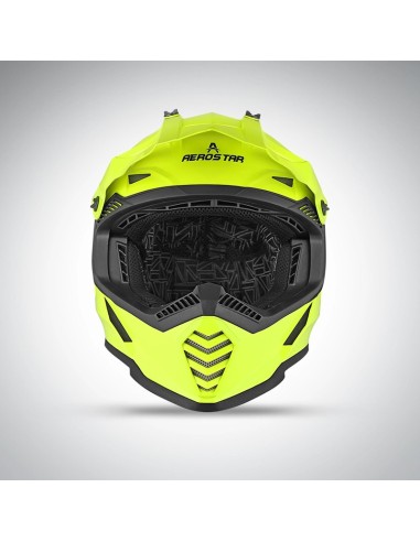 Casque Aerostar Dazzle Flu Jaune