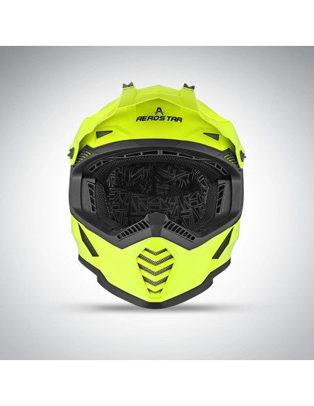 Casque Aerostar Dazzle Flu Jaune