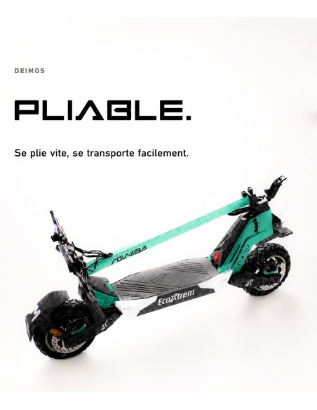 Trottinette Électrique Ecoxtrem Deimos 1000W 48V 15Ah - Bluetooth