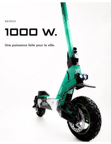 Trottinette Électrique Ecoxtrem Deimos 1000W 48V 15Ah - Bluetooth
