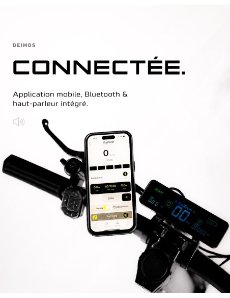 Trottinette Électrique Ecoxtrem Deimos 1000W 48V 15Ah - Bluetooth