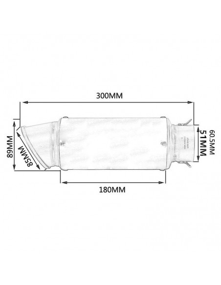 Silencieux échappement titane SC-Project Maxiscooter