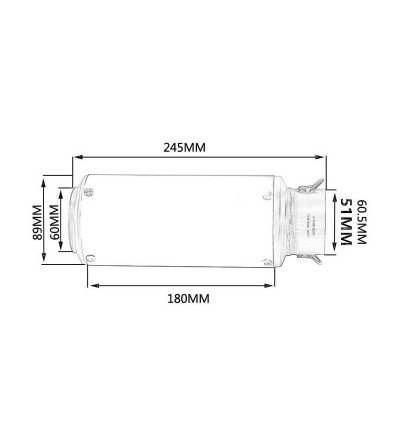 Silencieux échappement Dark noir SC-Project Maxiscooter