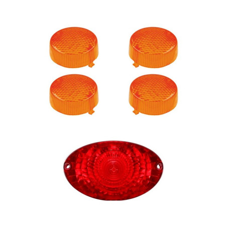 Cabochons clignotants et feu arrière Aprilia Scarabeo