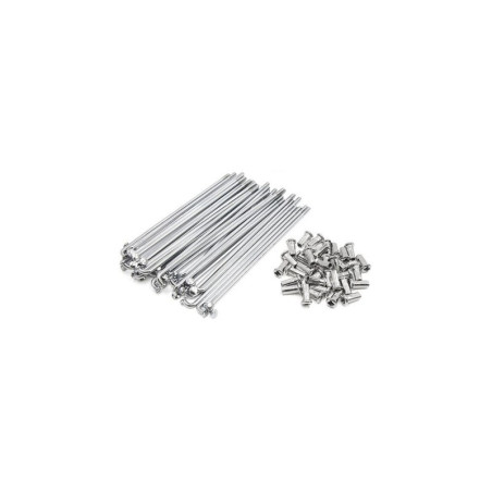 Rayon acier galvanisé avec écrou 88mm Vélo