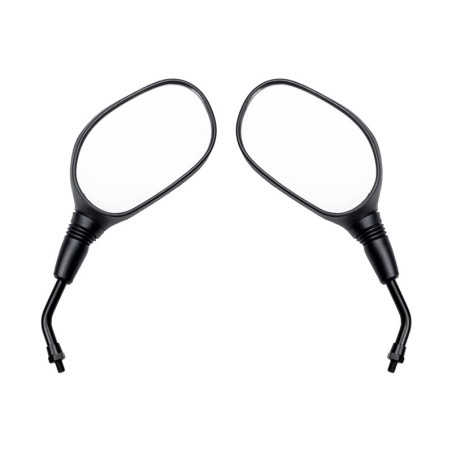 Paire de rétroviseurs noirs MBK Booster - Ovetto