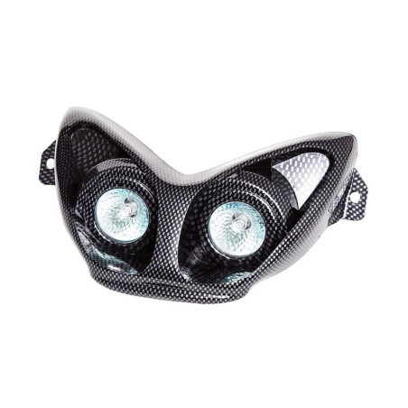 Phare LED double optique carbone MBK Nitro - Aerox